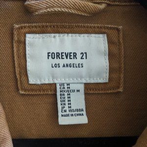 US M  Tan Jean Jacket